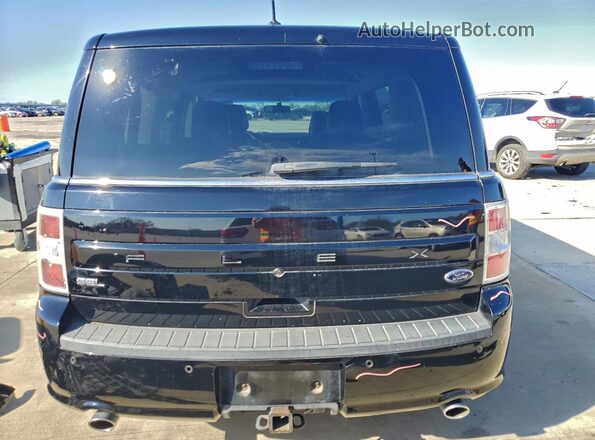 2FMGK5C87GBA06602 2016 FORD FLEX Black Widok z tyłu