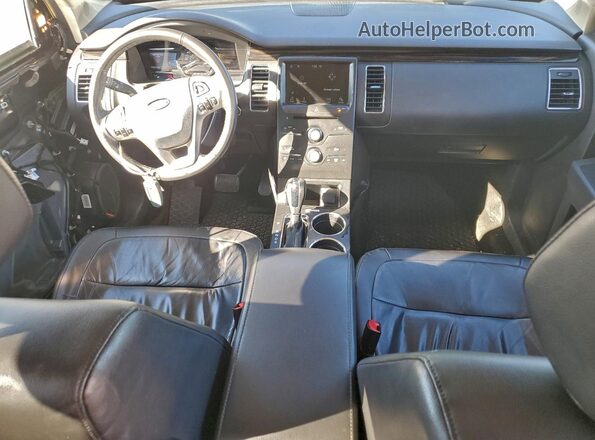 2FMGK5C87GBA06602 2016 FORD FLEX Black Widok deski rozdzielczej