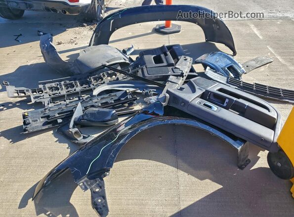 2FMGK5C87GBA06602 2016 FORD FLEX Black Widok naklejki z numerem VIN