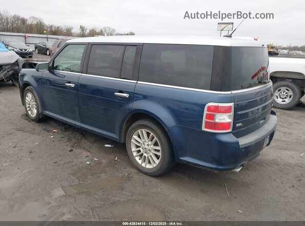 2FMGK5C89HBA06473 2017 FORD FLEX Синий Задняя левая четверть