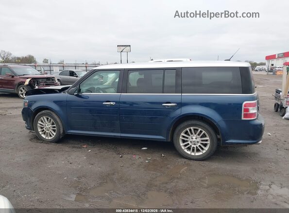 2FMGK5C89HBA06473 2017 FORD FLEX Синий Панорамный вид салона 360°