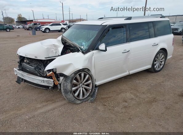 2FMGK5D80HBA01676 2017 FORD FLEX Белый Передняя левая четверть