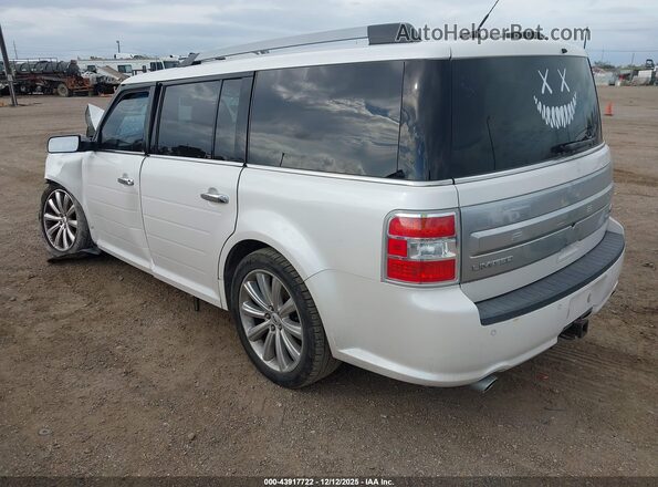 2FMGK5D80HBA01676 2017 FORD FLEX Белый Задняя левая четверть