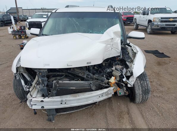 2FMGK5D80HBA01676 2017 FORD FLEX Белый Вид задней части салона