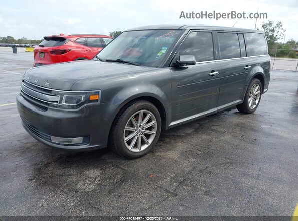 2FMGK5D80HBA03007 2017 FORD FLEX Серый Передняя левая четверть
