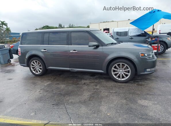 2FMGK5D80HBA03007 2017 FORD FLEX Серый Вид задней части салона