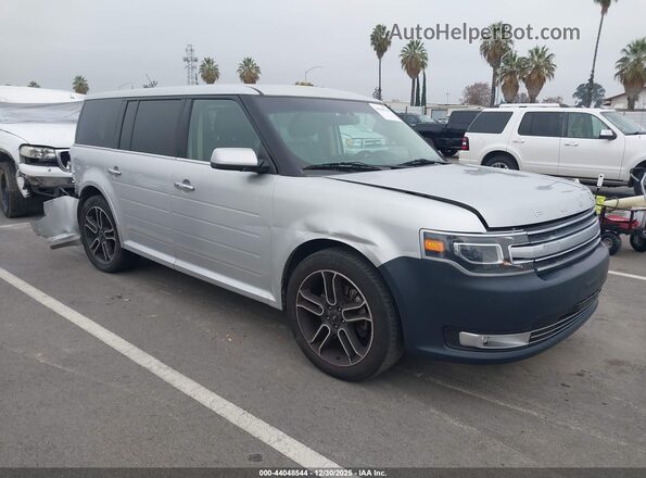 2FMGK5D81JBA07377 2018 FORD FLEX Серебряный Передняя правая четверть
