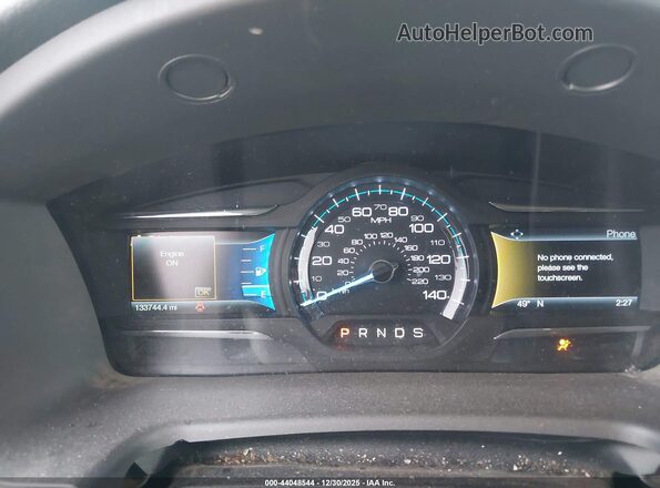 2FMGK5D81JBA07377 2018 FORD FLEX Серебряный Вид задних сидений
