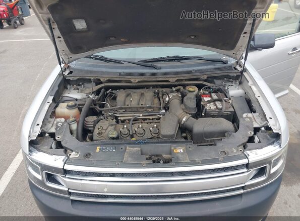 2FMGK5D81JBA07377 2018 FORD FLEX Серебряный Вид сзади