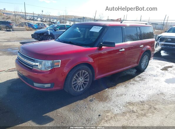 2FMHK6C80GBA11845 2016 FORD FLEX Красный Передняя левая четверть