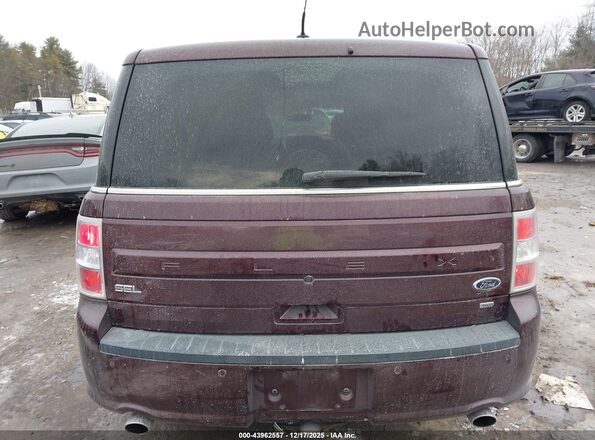 2FMHK6C8XHBA14253 2017 FORD FLEX Темно-бордовый 