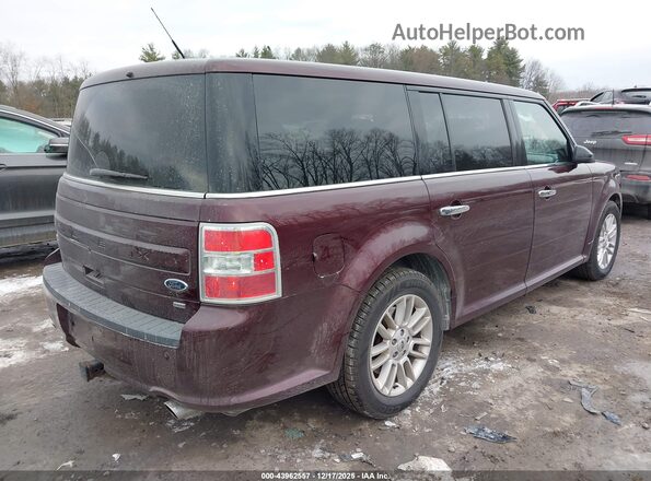 2FMHK6C8XHBA14253 2017 FORD FLEX Темно-бордовый Задняя правая четверть