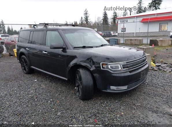 2FMHK6D83GBA03270 2016 FORD FLEX Черный Передняя правая четверть