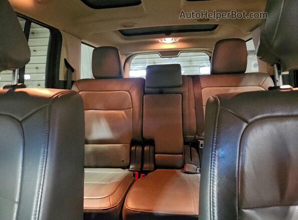 2FMHK6D89JBA02227 2018 FORD FLEX Черный Вид задних сидений