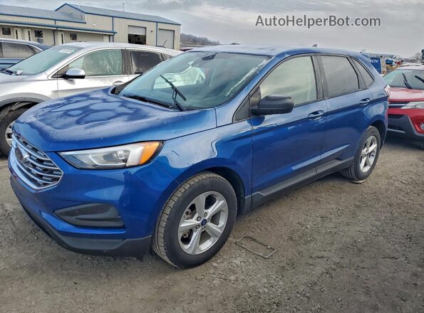 2FMPK3G90LBB34570 2020 FORD EDGE Синий Передняя левая четверть