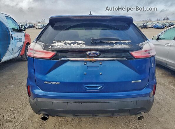 2FMPK3G90LBB34570 2020 FORD EDGE Синий Вид сзади