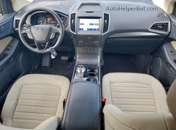 2FMPK3G90LBB34570 2020 FORD EDGE Синий Вид панели приборов