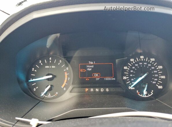 2FMPK3G90LBB34570 2020 FORD EDGE Синий Вид щитка приборов