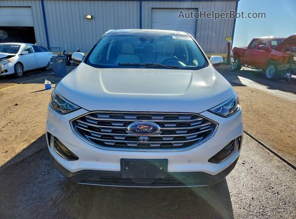2FMPK3K97LBB24755 2020 FORD EDGE White Widok z przodu