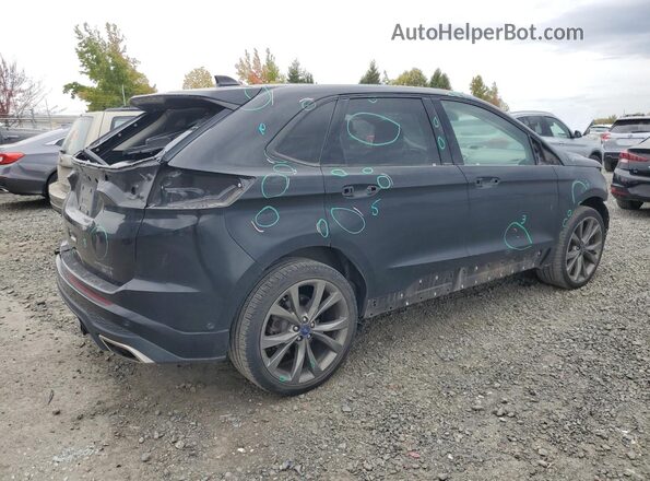 2FMPK4APXHBC22272 2017 FORD EDGE Черный Задняя правая четверть
