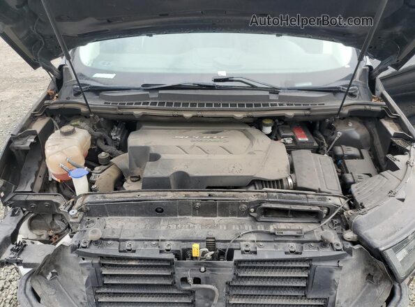 2FMPK4APXHBC22272 2017 FORD EDGE Черный Вид подкапотного пространства