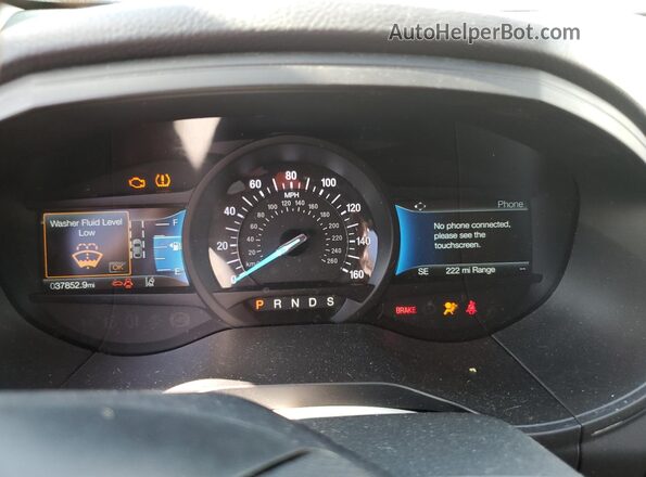 2FMPK4G90NBA40472 2022 FORD EDGE Серый Вид щитка приборов