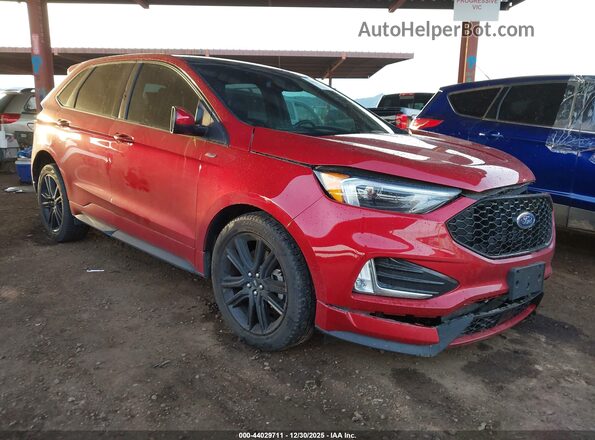 2FMPK4J90PBA08438 2023 FORD EDGE Красный Передняя правая четверть