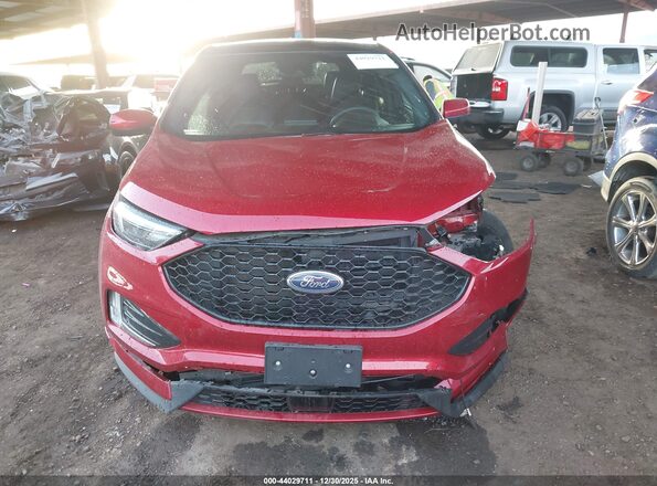 2FMPK4J90PBA08438 2023 FORD EDGE Красный Вид задней части салона