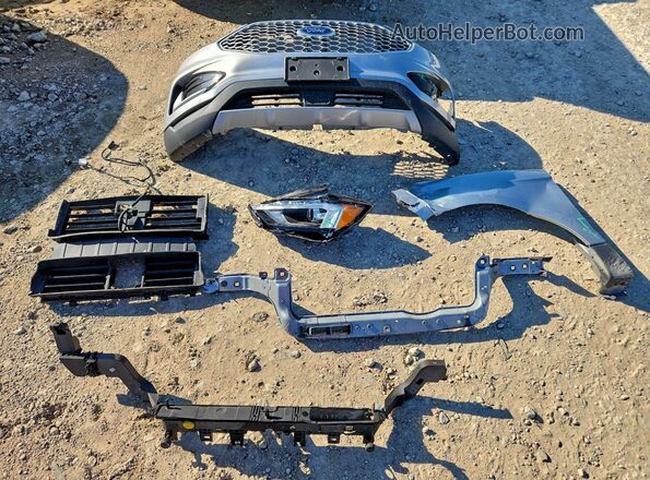 2FMPK4J90PBA25448 2023 FORD EDGE Silver ძრავის განყოფილების ხედი