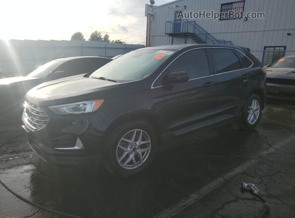 2FMPK4J92NBA44886 2022 FORD EDGE Черный Передняя левая четверть