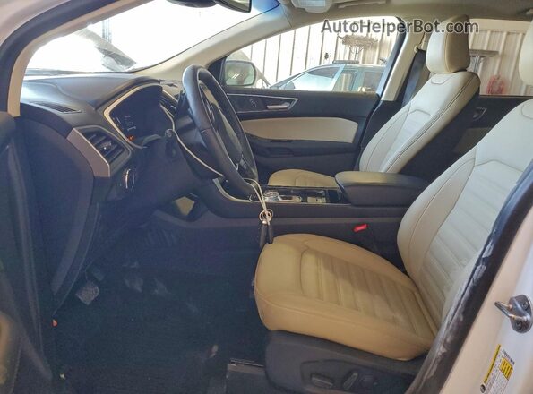 2FMPK4J93LBA12252 2020 FORD EDGE White Вид салону спереду