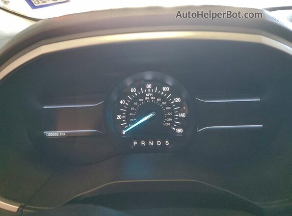 2FMPK4J93LBA12252 2020 FORD EDGE White Вид щитка приладів