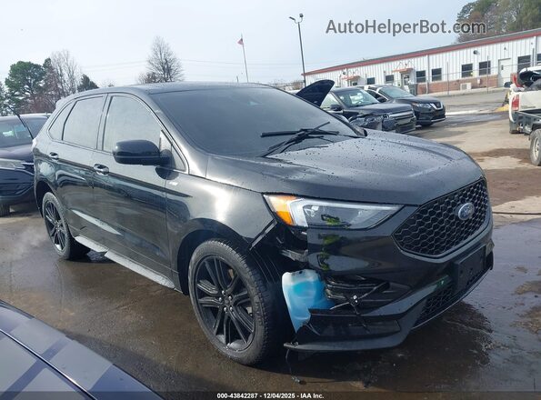2FMPK4J93NBA45688 2022 FORD EDGE Black Вид задньої частини салону