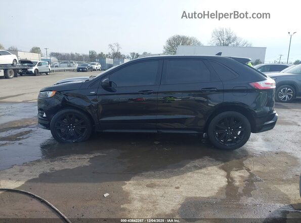 2FMPK4J93NBA45688 2022 FORD EDGE Black Панорамний вид салону 360°