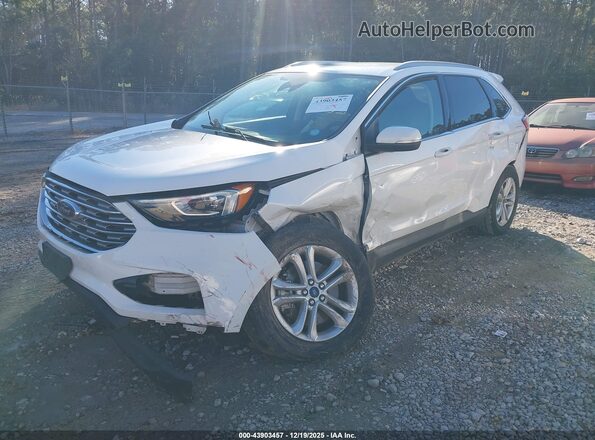 2FMPK4J95LBB14474 2020 FORD EDGE Белый Передняя левая четверть