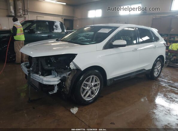 2FMPK4J95PBA56419 2023 FORD EDGE White Առջևի ձախ երեք քառորդ տեսարան