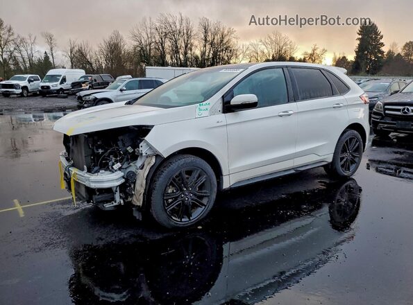 2FMPK4J99LBB24179 2020 FORD EDGE Белый Передняя левая четверть
