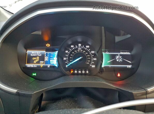 2FMPK4J99LBB24179 2020 FORD EDGE Белый Вид щитка приборов