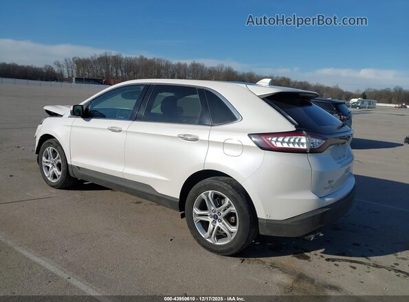 2FMPK4K82HBC15274 2017 FORD EDGE Белый Задняя левая четверть