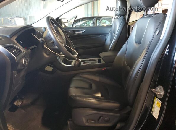 2FMPK4K90NBA16342 2022 FORD EDGE Black წინა სალონის ხედი
