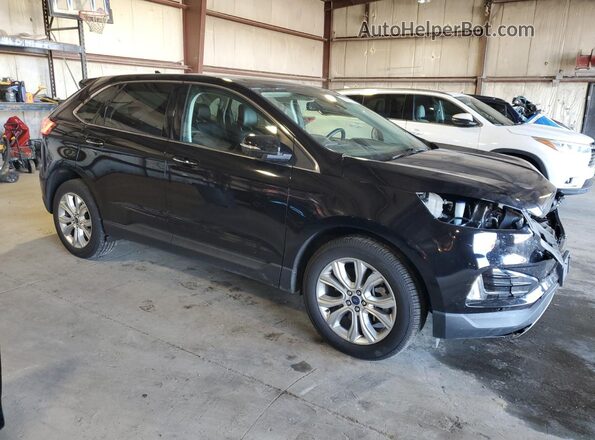 2FMPK4K90NBA16342 2022 FORD EDGE Black წინა მარჯვენა