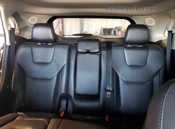 2FMPK4K90NBA16342 2022 FORD EDGE Black უკანა სავარძლების ხედი