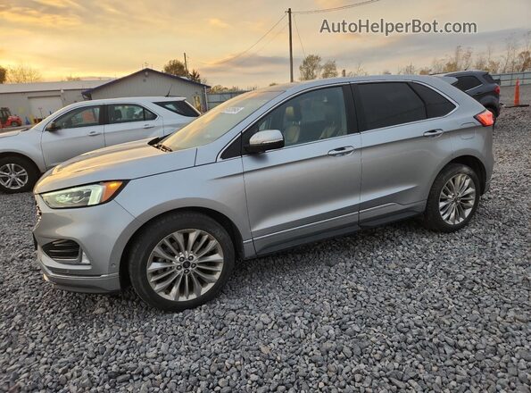 2FMPK4K92LBA06988 2020 FORD EDGE Silver Vista tres cuartos delantera izquierda