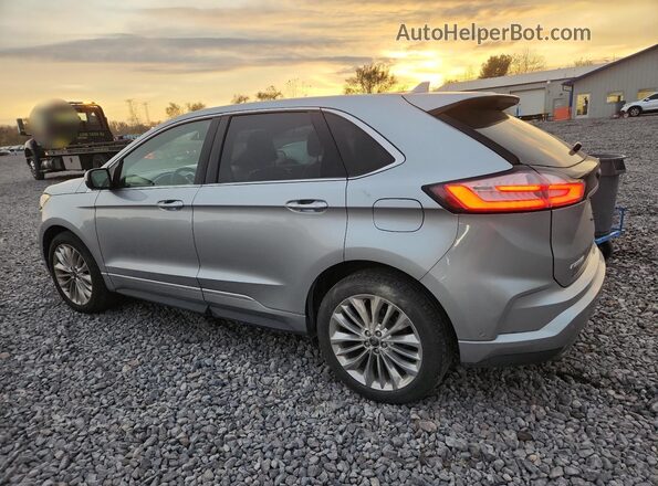 2FMPK4K92LBA06988 2020 FORD EDGE Silver Trasero izquierdo