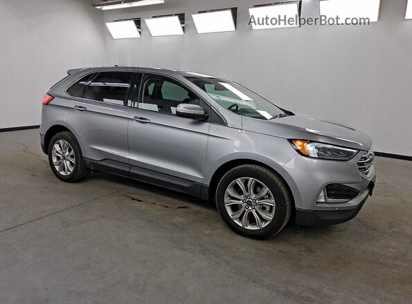 2FMPK4K92NBA55255 2022 FORD EDGE Silver Przód prawy