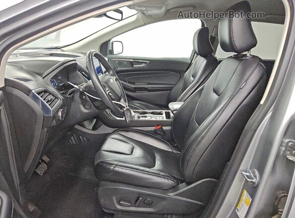 2FMPK4K92NBA55255 2022 FORD EDGE Silver Widok wnętrza z przodu