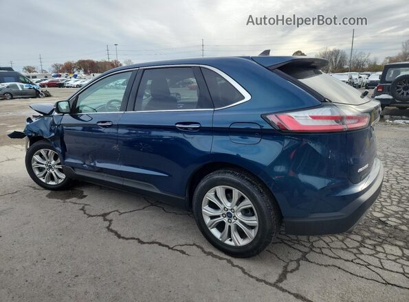 2FMPK4K93LBB65308 2020 FORD EDGE Blue Tył lewy