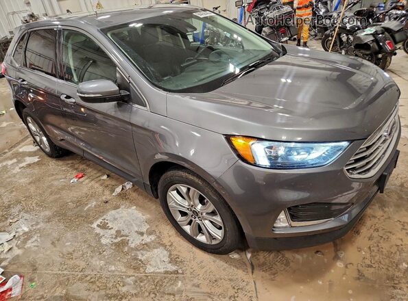 2FMPK4K95PBA16596 2023 FORD EDGE Gray Առջևի աջ