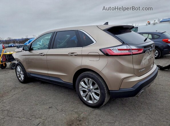 2FMPK4K96LBB11629 2020 FORD EDGE Золотой Задняя левая четверть