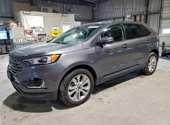 2FMPK4K99NBA37674 2022 FORD EDGE Gray Առջևի ձախ երեք քառորդ տեսարան